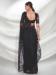 Picture of Admirable Georgette & Organza Black Saree