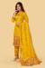 Picture of Ravishing Silk Golden Rod Straight Cut Salwar Kameez