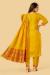 Picture of Ravishing Silk Golden Rod Straight Cut Salwar Kameez