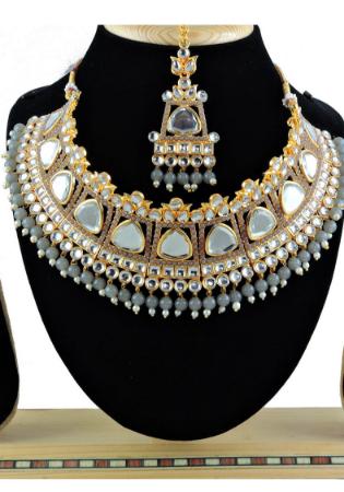 Picture of Magnificent Dim Gray Necklace Set