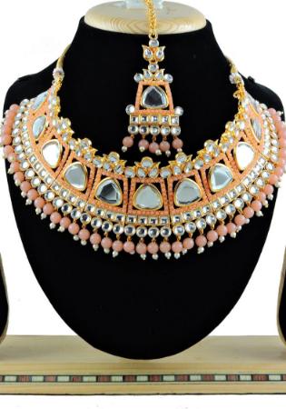 Picture of Ravishing Rosy Brown Necklace Set