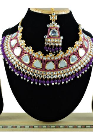 Picture of Resplendent Purple Necklace Set