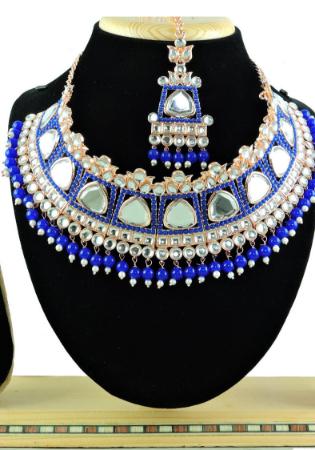 Picture of Ravishing Midnight Blue Necklace Set