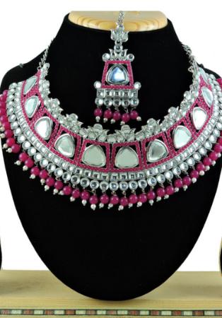 Picture of Comely Deep Pink Necklace Set