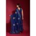 Picture of Classy Georgette & Silk Dark Slate Blue Saree