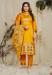 Picture of Good Looking Silk Yellow Straight Cut Salwar Kameez