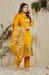 Picture of Good Looking Silk Yellow Straight Cut Salwar Kameez