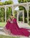 Picture of Amazing Georgette Fire Brick Anarkali Salwar Kameez