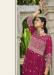 Picture of Amazing Georgette Fire Brick Anarkali Salwar Kameez