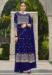 Picture of Georgette Midnight Blue Anarkali Salwar Kameez