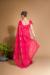 Picture of Pleasing Georgette Deep Pink Saree