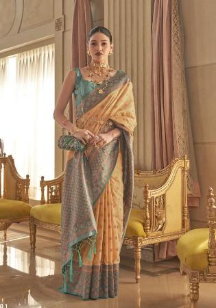 Picture of Alluring Silk Peru Saree