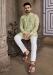 Picture of Stunning Cotton Dark Sea Green Kurtas