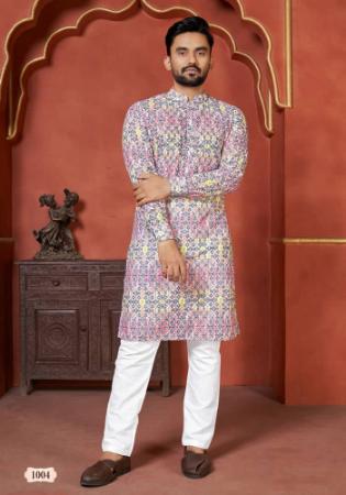 Picture of Fine Rayon Light Slate Grey Kurtas