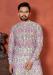 Picture of Fine Rayon Light Slate Grey Kurtas