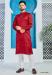 Picture of Amazing Silk Fire Brick Kurtas