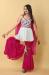 Picture of Cotton & Georgette Crimson Readymade Salwar Kameez