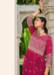 Picture of Georgette Hot Pink Straight Cut Salwar Kameez