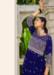 Picture of Georgette Midnight Blue Straight Cut Salwar Kameez