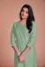 Picture of Fascinating Organza Dark Sea Green Kurtis & Tunic