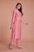 Picture of Elegant Organza Dark Salmon Kurtis & Tunic