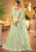 Picture of Taking Net Dark Sea Green Lehenga Choli