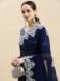 Picture of Admirable Georgette Midnight Blue Saree