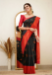 Picture of Gorgeous Silk Black Saree