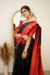 Picture of Gorgeous Silk Black Saree