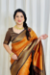 Picture of Fine Silk Chocolate Saree