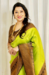 Picture of Sightly Silk Golden Rod Saree