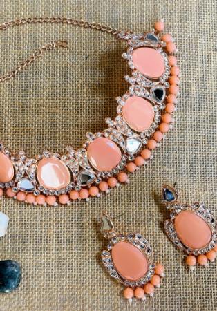 Picture of Sublime Dark Salmon Necklace Set