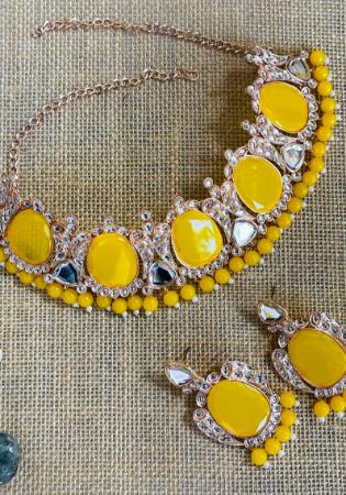 Picture of Comely Dark Golden Rod Necklace Set