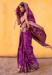 Picture of Well Formed Silk Pale Violet Red Saree