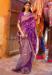 Picture of Well Formed Silk Pale Violet Red Saree