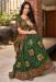 Picture of Excellent Cotton & Silk Dark Olive Green Saree