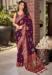 Picture of Magnificent Cotton & Silk Purple Saree