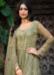 Picture of Enticing Net Tan Anarkali Salwar Kameez