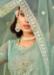 Picture of Elegant Net Dark Sea Green Anarkali Salwar Kameez