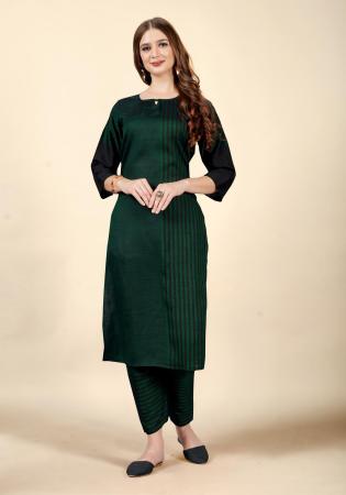 Picture of Rayon & Cotton Dark Slate Grey Kurtis And Tunic