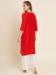 Picture of Enticing Georgette Crimson Kurtis & Tunic