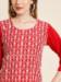 Picture of Enticing Georgette Crimson Kurtis & Tunic