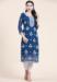 Picture of Fine Georgette Dark Slate Blue Kurtis & Tunic