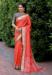 Picture of Beautiful Silk Tomato Saree