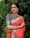 Picture of Beautiful Silk Tomato Saree