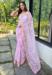 Picture of Enticing Organza Plum Saree