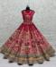 Picture of Resplendent Synthetic Light Coral Lehenga Choli