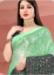 Picture of Beautiful Georgette Dark Sea Green Saree