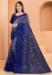 Picture of Appealing Georgette Dark Slate Blue Saree