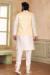 Picture of Resplendent Silk Off White Kurtas